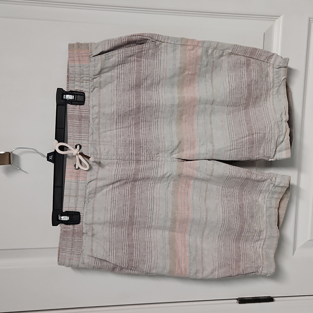 Retrofit Mulitcolored Striped Casual Shorts - Mens XL